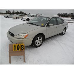 2004 Ford Taurus SE  -County Owned                                      SN-1FAFP53U14G107708