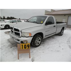 2002 Dodge Ram 1500 -County Owned                             SN-1D7HA16NX2J124921