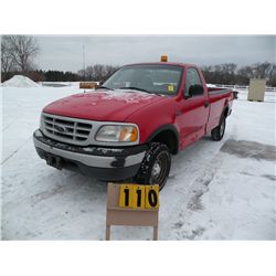 1999 Ford F-150  -City Owned                                        SN-1FTZF1820XNA44059
