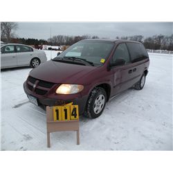 2002 Dodge Caravan                                     SN-1B4GP25B32B559627