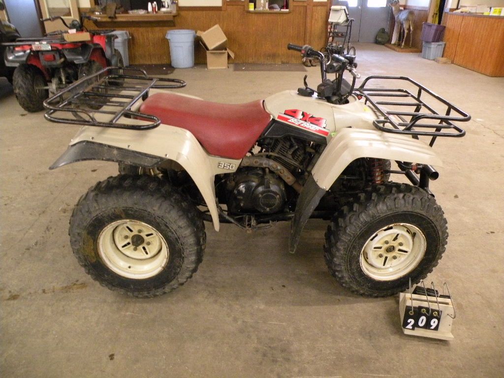 1989 Yamaha 350 Big Bear YFM350FWW-E 4x4 ATV | Transportation - Foto 10