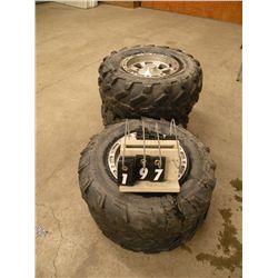 aluminum Polaris rims & tires  (2) 26X11R12  (2) 268R12