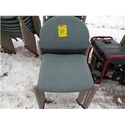 qty 7 stacking chairs