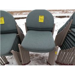 qty 10 stacking chairs