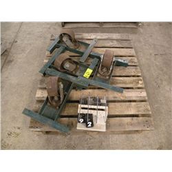 (4) steel casters
