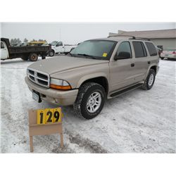 2002 Dodge Durango SLT                             SN-1B4HS58N7ZF190662