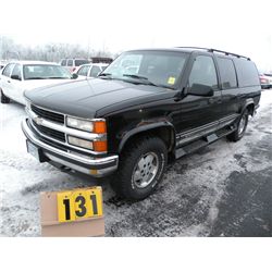 1995 Chev Suburban                                    SN-1GNFK16K2SJ357915