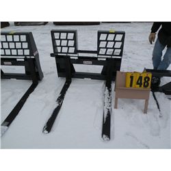 Stout heavy duty walk-thru pallet forks -New