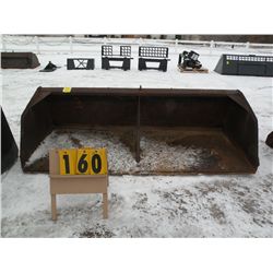 9 ft snow bucket for skidloader