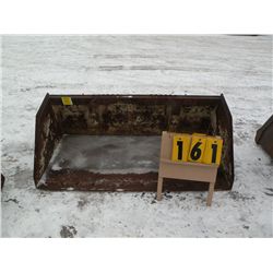 6 ft skidloader bucket w/bolt-on edge