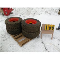 qty 4 used 10/16.5 snow tires & rims