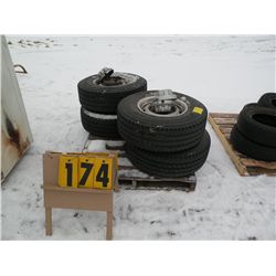 qty 4 265/75R16 tires & rims
