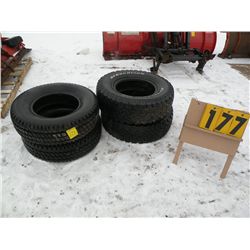 qty 4  16" tires  2 look like new