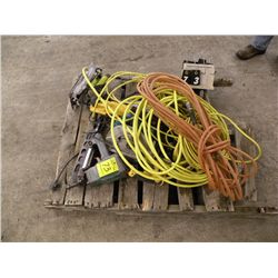 air hoses, electric & air tools -working condition unknown