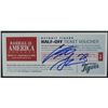 Image 1 : Curtis Granderson Signed Baseball Detroit TIger Ticket Stub COA