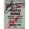 Image 2 : Ben Crenshaw & Fuzzy Zoller Signed Senior Play Ticket COA