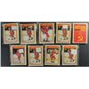 Image 1 : Lot of 9  1990-91 Central Red Army Hockey Set - 22 Card Set