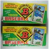 Image 1 : 2 - 1989 BOWMAN BASEBALL SEALED FACTORY SETS