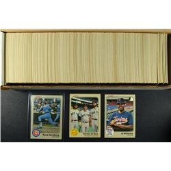 1983 Fleer Baseball Set - missing Gwynn, Boggs, Ripken & 1 Common