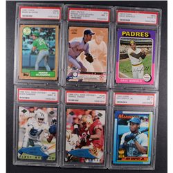 Group of 6 Graded Cards (all PSA)