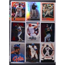 GROUP OF 144 MARK McGWIRE, BARRY BONDS, SAMMY SOSA CARDS.
