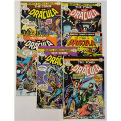 LOT OF 6 TOMB OF DRACULA COMICS -- INCLUDES ISSUE #'s 24(VG), 25(VG), 29(VG)