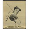 Image 1 : 1958 KAHN'S WIENERS GUS BELL 3 1/4 X 4" BASEBALL CARD