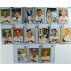 15-1951 BOWMAN BASEBALL CARDS, BOOK VALUE $400