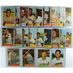 22-1954 BOWMAN BASEBALL CARDS, BOOK VALUE $370