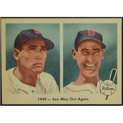 1959 FLEER TED WILLIAMS #37 SOX MISS OUT AGAIN  NM-MT