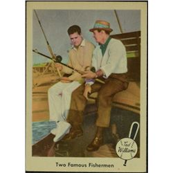 1959 FLEER TED WILLIAMS #67  TWO FAMOUS FISHERMAN  NM-MT
