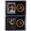 Image 4 : OVER 200 - TOPPS NFL CARDS MOSTLY 1988, PLUS TWO (2) FOOTBALL PLAQUES