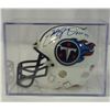 Image 1 : EDDIE GEORGE NFL AUTOGRAPHED MINI HELMET with H.T 95 (HEISMAN TROPHY 95)