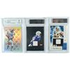 Image 1 : 3- PEYTON MANNING BECKETT GRADED NFL CARDS