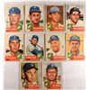 Image 1 : 1953 TOPPS BASEBALL ATHLETICS TEAM LOT (10 DIFFERENT) MOSTLY NICE EX-EX+, 3-VG's