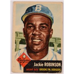 1953 TOPPS #1 JACKIE ROBINSON VG+