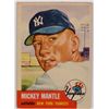 Image 1 : 1953 TOPPS #82 MICKEY MANTLE VG-GOOD