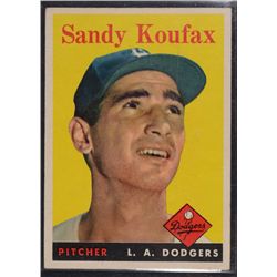 1958 TOPPS #187 SANDY KOUFAX, VGEX+