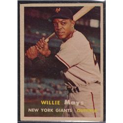 1957 TOPPS #10 WILLIE MAYS VGEX+