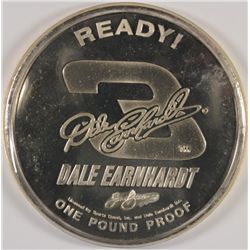 DALE EARNHARDT SR #3 THE INTIMIDATOR ONE POUND SILVER  PROOF COMMEMORATIVE