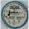 Image 2 : 1963 SALADA JUNKET #56 MICKEY MANTLE, EX