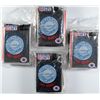 Image 1 : 4 bundles of 5 NFL sealed WAX PACKS.  Great Stocking Stuffer!