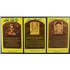 Image 1 : 3- AUTOGRAPHED HOF GOLD PLAQUE POST CARDS, MIZE, APPLING, SEWELL
