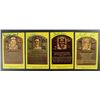 Image 1 : 4 - AUTOGRAPHED HOF GOLD PLAQUE POST CARDS, FELLER, IRVIN, PERRY, MARICHAL