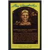 Image 1 : RAY DANDRIDGE AUTOGRAPHED HOF GOLD PLAQUE POST CARD