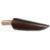 Image 1 : 8 3/4 inch Genuine Damascus stained bone handle knife.