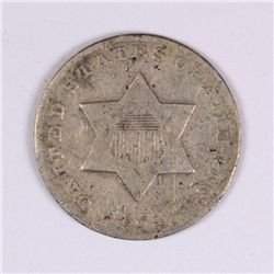 1851-O THREE CENT SILVER VF-25