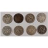 Image 2 : (6) 1876-CC & (2) 1877-CC SEATED LIBERTY QUARTERS