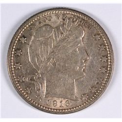 1916-D BARBER QUARTER AU-55
