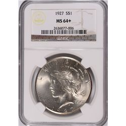 1927 PEACE DOLLAR NGC MS-64+